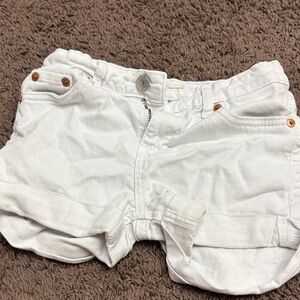 Levi's White Jean Shorts for Women